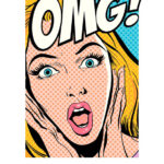 OMG Comics Pop Art Poster