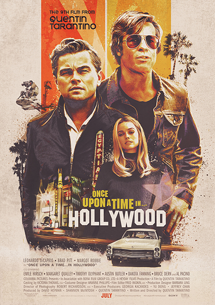 Once Upon a time in Hollywood Poster