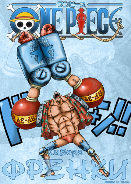 One Piece franky Poster