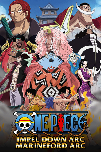 One Piece Impel down and Marineford arc Poster