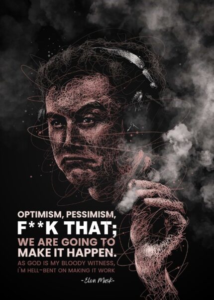 Optimism Pessimism Fck Poster