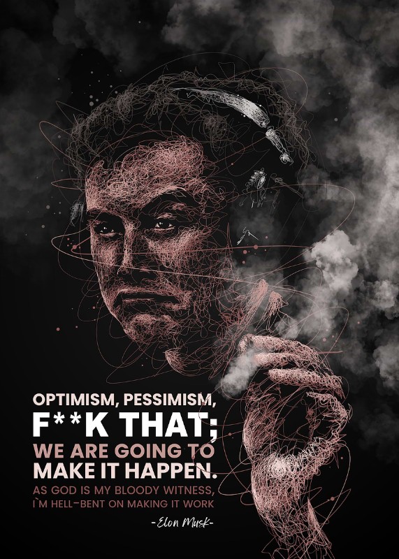 Optimism Pessimism Fck Poster