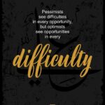 Optimists Mindset Poster