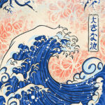 Painting Japanese wave Poster