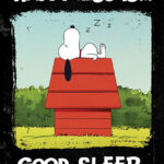 Peanuts Snoopy Happiness is good sleep Poster