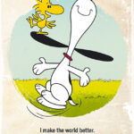 Peanuts Snoopy quote Poster