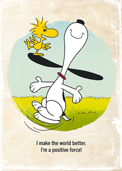 Peanuts Snoopy quote Poster
