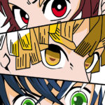 Peeker Kimetsu no Yaiba Pop art Poster