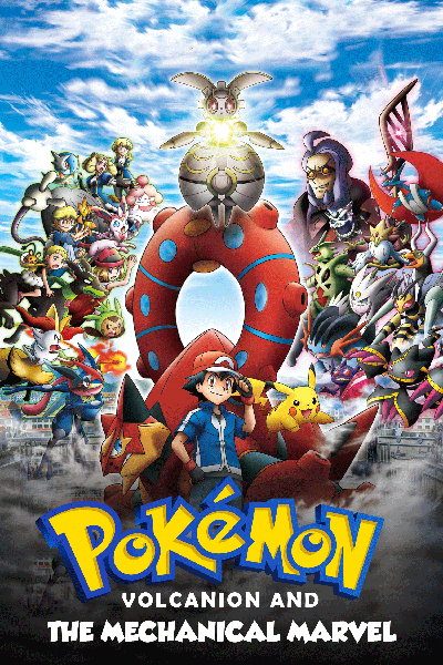 Pokemon the Movie Volcanion and the Mechanical Marvel 2016 Poster
