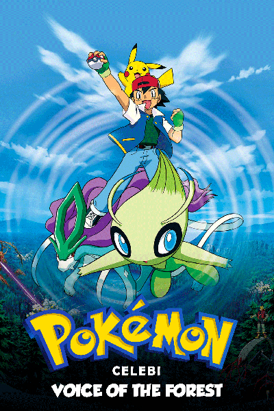 Pokemon voice of the Forest 2001 Poster