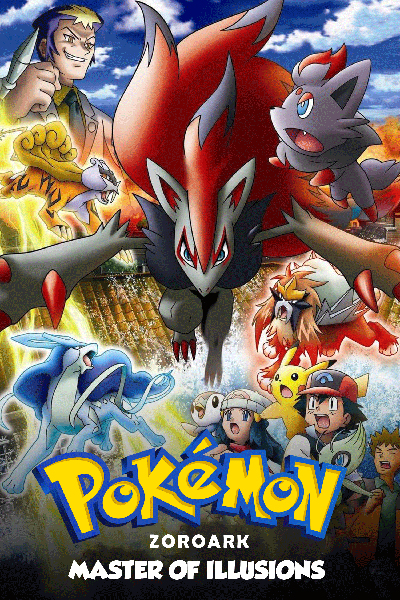 Pokemon Zoroark Master of Illusions 2010 Poster
