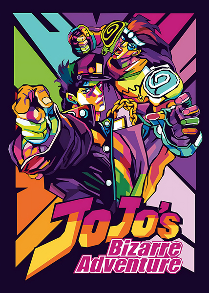 Pop art JoJo's Bizarre Adventure Poster