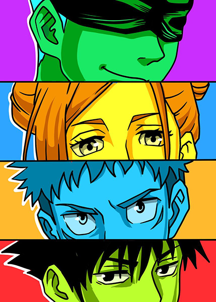 Pop art Jujutsu Kaisen Poster