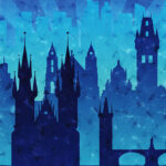 Prague Capital of the Czech Republic Travel Poster