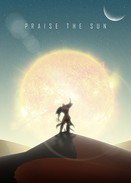 Praise the Sun Seven Deadly Sins anime Poster