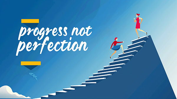 Progress not Perfection Poster