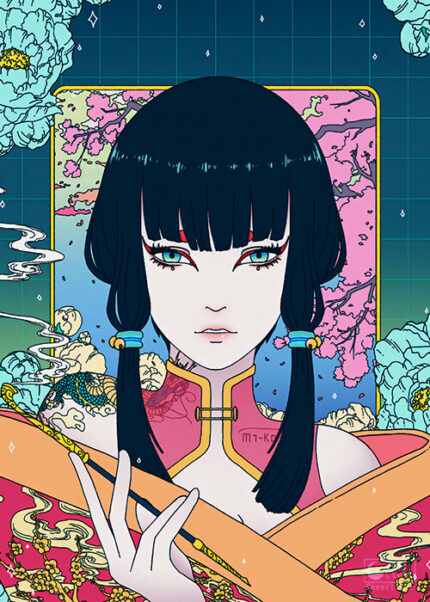 M1 K0 Pop Pastel Poster