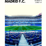 Real Madrid FC Stadium Poster