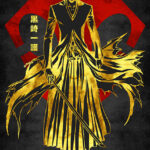 Red Golden Ichigo Bleach anime Poster