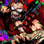 Red Riot Eijiro Kirishima My hero academia Anime Comic Poster