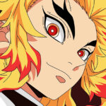 Rengoku Flame Hashira Demon Slayer Poster