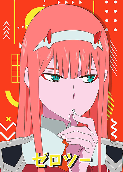 Retro 002 anime Poster