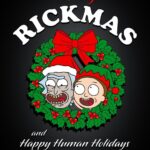 Rickmas Wreath Rick and Morty Poster