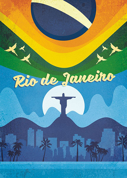 Rio de Janeiro Travel Poster