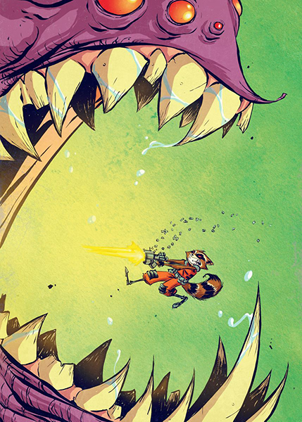 Rocket Guardian of the Galaxy Poster