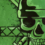 Roronoa Zoro minimal skull King One Piece Poster