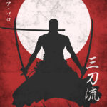 Roronoa Zoro One Piece Silhouette Anime Poster