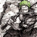 Roronoa Zoro Three Sword Style One Piece Poster
