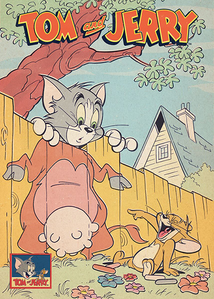 Rough Paint Job Tom and Jerry Poster