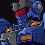 RX-80PR Pale Rider Gundam Anime Poster