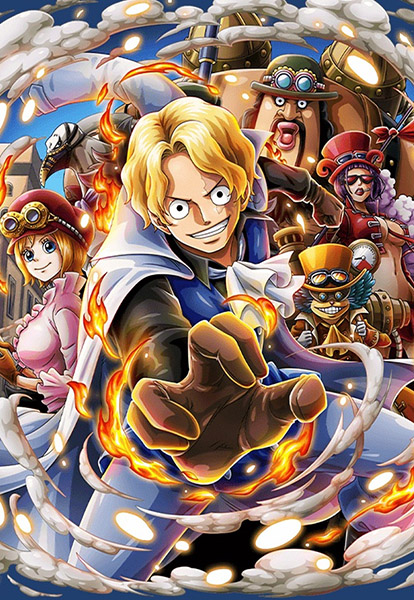 Sabo and Revolutionary Commanders One Piece Poster