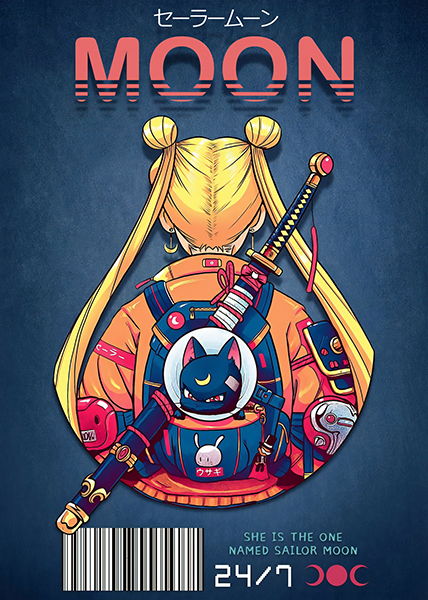 Sailor Moon anime Poster