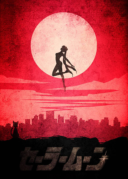 Sailor Moon Minimalist anime Poster