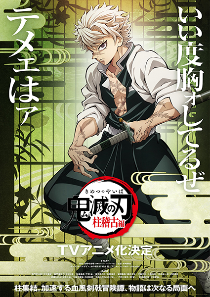 Sanemi Shinazugawa Wind Hashira Demon Slayer To the Hashira Training Poster
