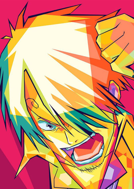 Sanji One Piece Pop art Poster