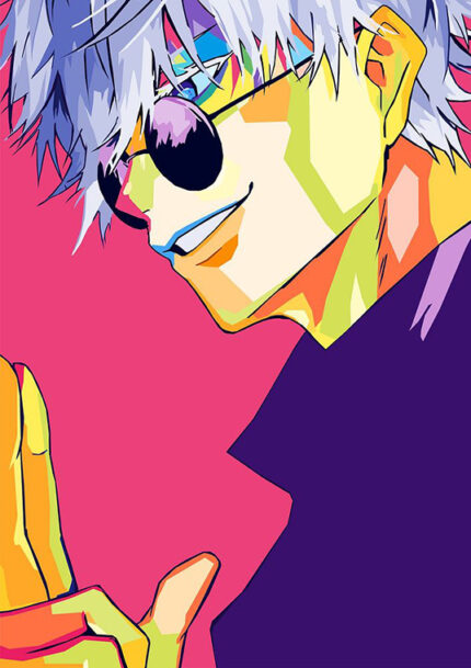 Satoru Gojo JJK Pop art Poster