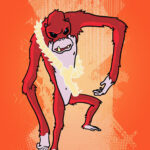 Scar King Chibi  Godzilla x Kong Movie Poster