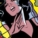 Scared girl Retro Comics Pop Art Poster