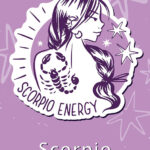 Scorpio Energy Zodiac Sign Poster