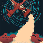 See You Space Cowboy Bebop Illustration Poster