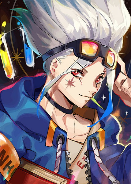 Senku Ishigami Dr Stone anime Poster