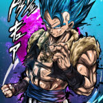 Vegeto Super Saiyan Blue Dragon Ball Comic Poster
