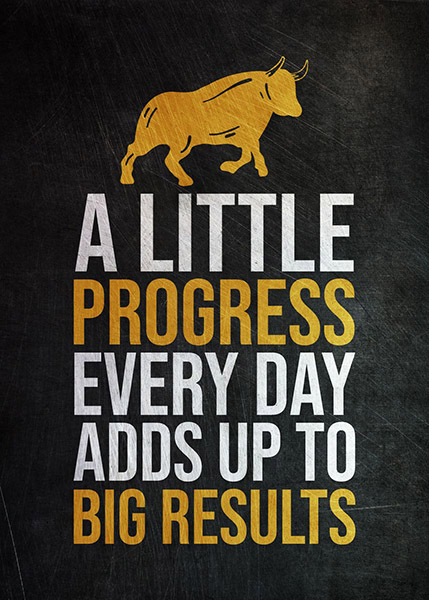 Small Steps to Success Poster