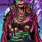Roronoa Zoro One Piece Comic Poster