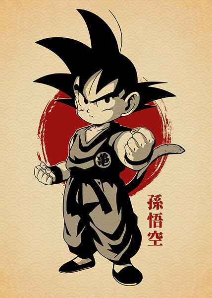 Son Goku Dragon Ball Poster