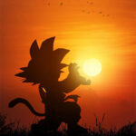 Songoku Kamehama Dragon Ball Poster